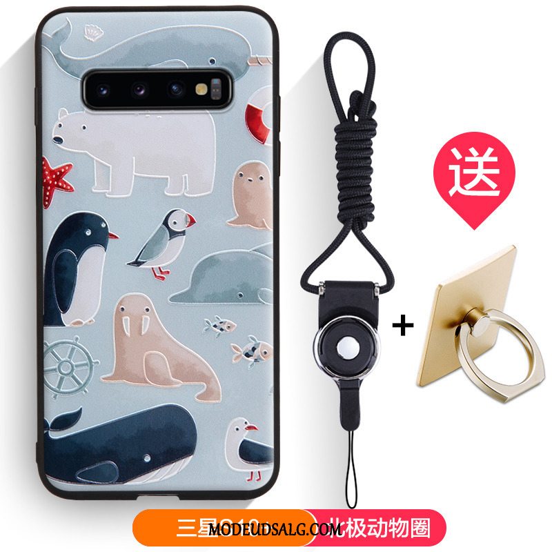 Samsung Galaxy S10+ Etui Blød Anti-fald Trend Alt Inklusive Cover