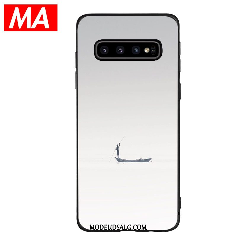 Samsung Galaxy S10+ Etui Blød Grå Smukke Beskyttelse Cover