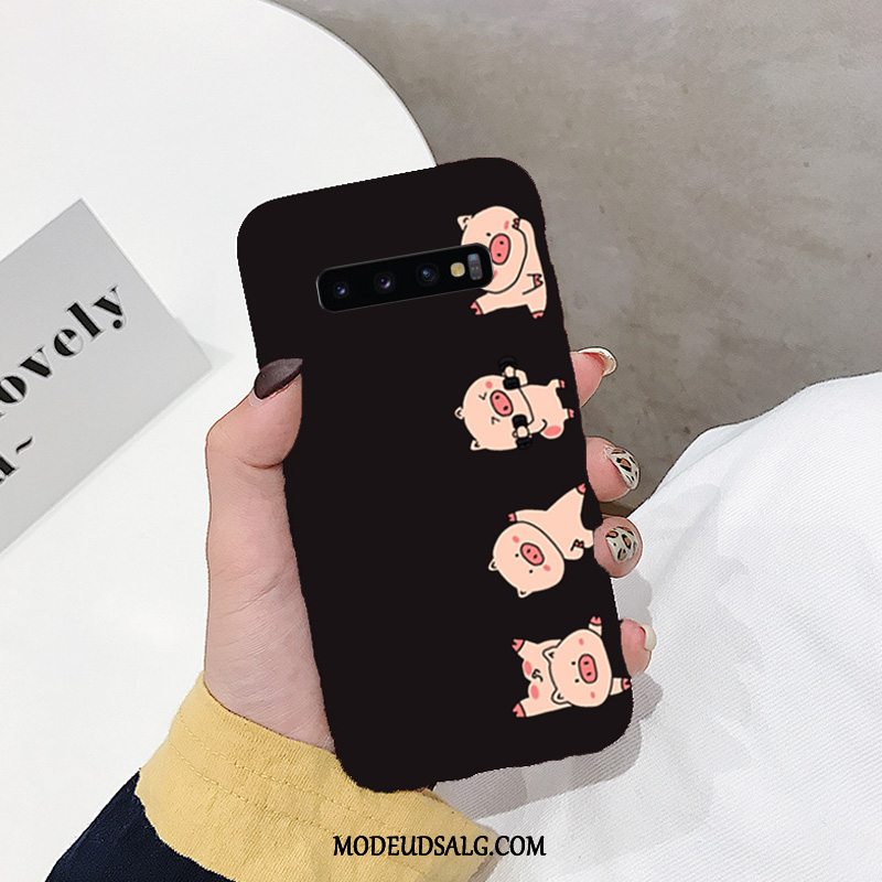 Samsung Galaxy S10 Etui Blød Kreativ Elskeren Nubuck Rød