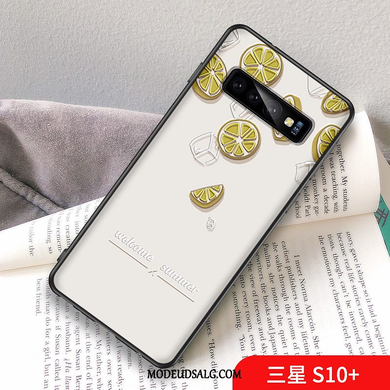 Samsung Galaxy S10+ Etui Citron Af Personlighed Lille Sektion Grøn Frisk