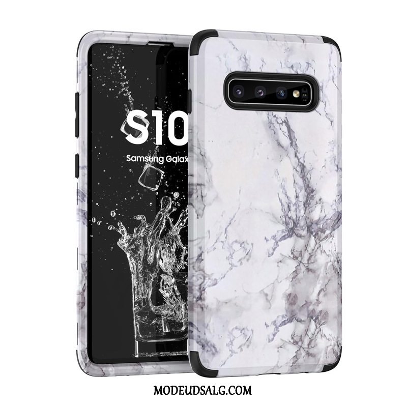 Samsung Galaxy S10 Etui Cover Beskyttelse Blå Anti-fald