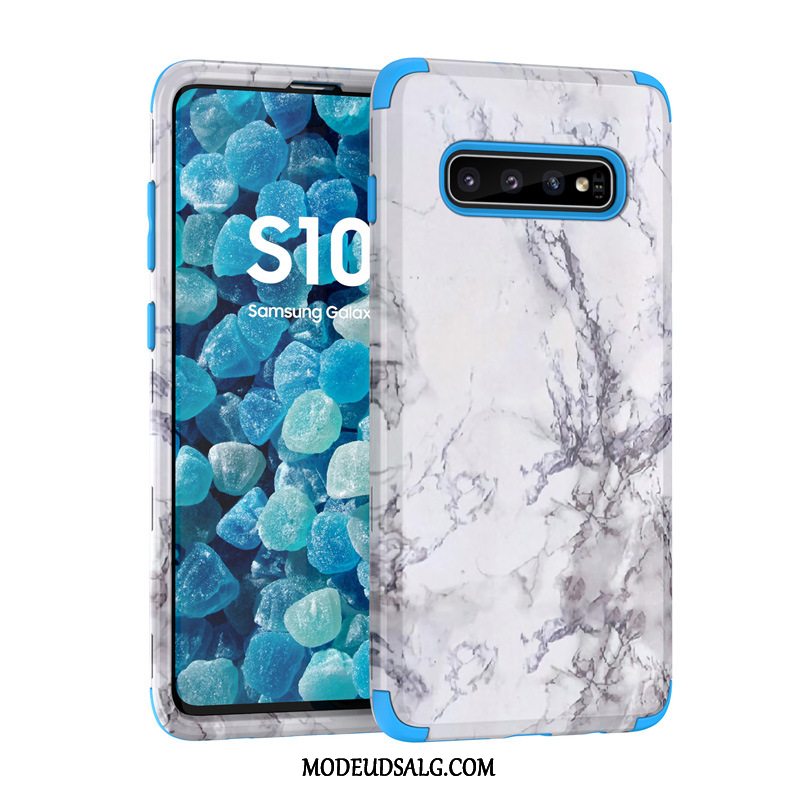 Samsung Galaxy S10 Etui Cover Beskyttelse Blå Anti-fald