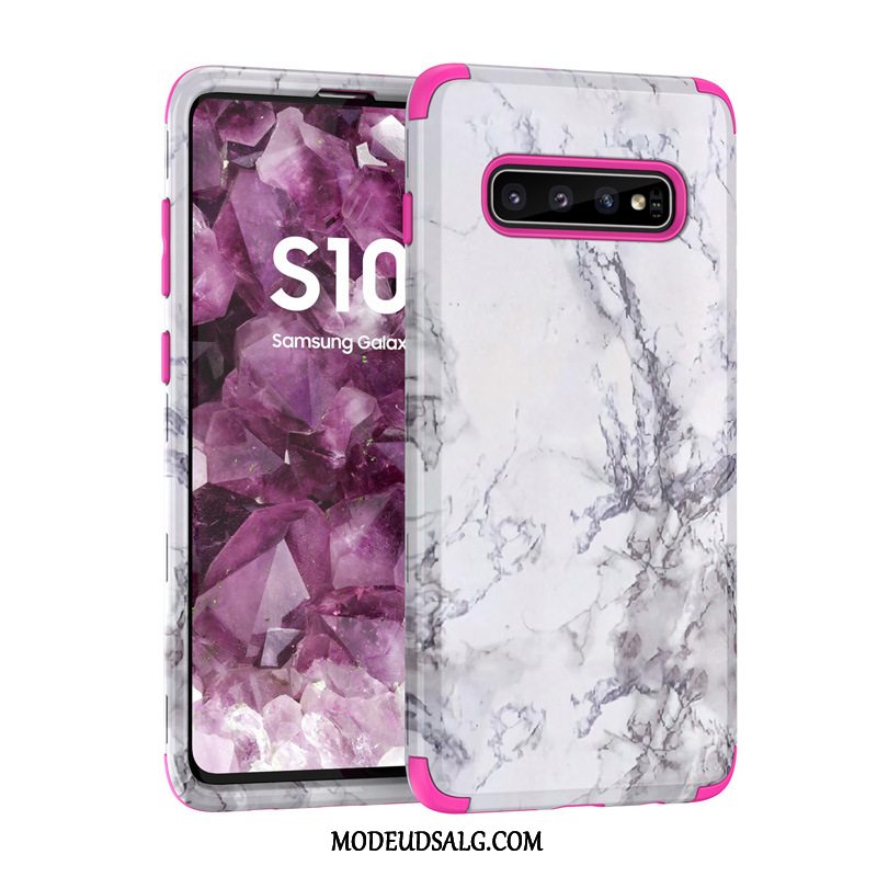 Samsung Galaxy S10 Etui Cover Beskyttelse Blå Anti-fald