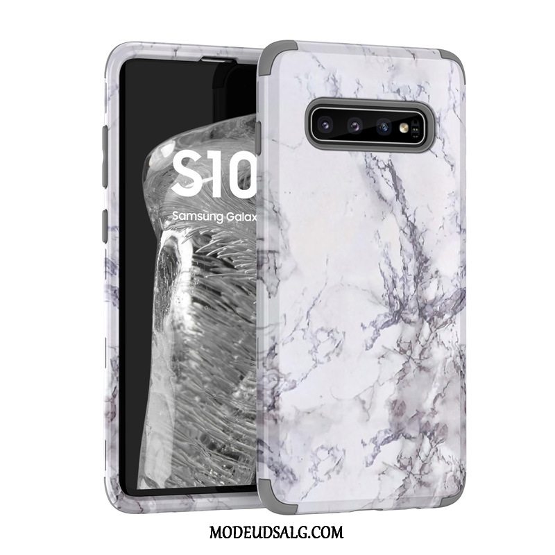 Samsung Galaxy S10 Etui Cover Beskyttelse Blå Anti-fald