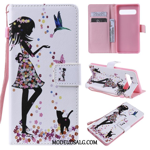 Samsung Galaxy S10 Etui / Cover Beskyttelse Cartoon Smuk Clamshell