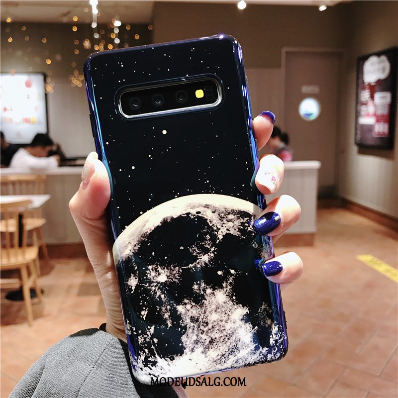 Samsung Galaxy S10+ Etui Cover Blå Alt Inklusive Silikone Trend