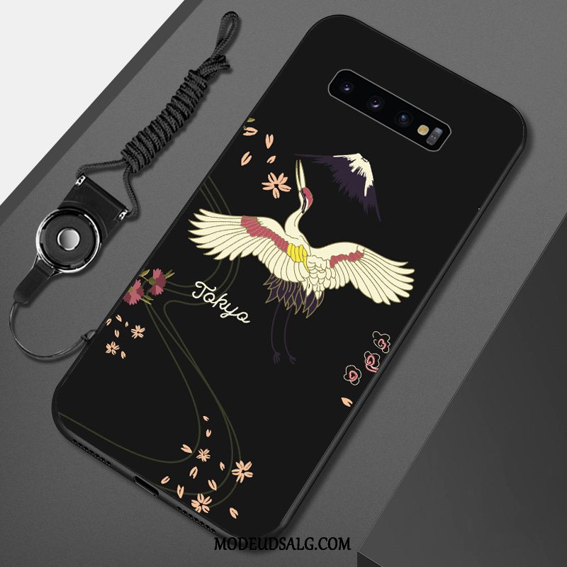 Samsung Galaxy S10 Etui / Cover Blød Alt Inklusive Sort Af Personlighed Anti-fald