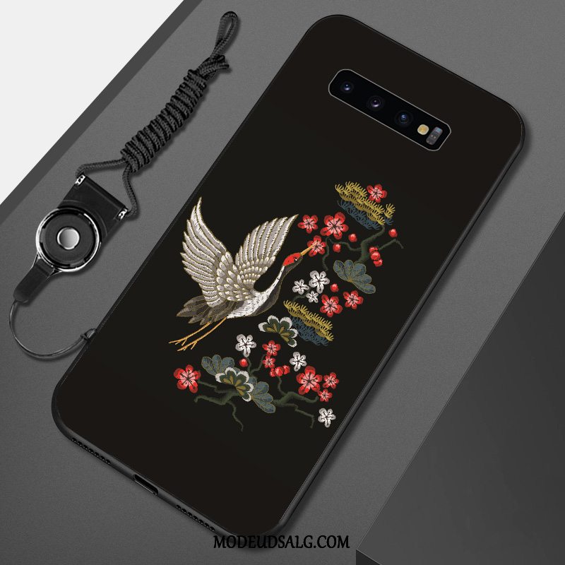 Samsung Galaxy S10 Etui / Cover Blød Alt Inklusive Sort Af Personlighed Anti-fald