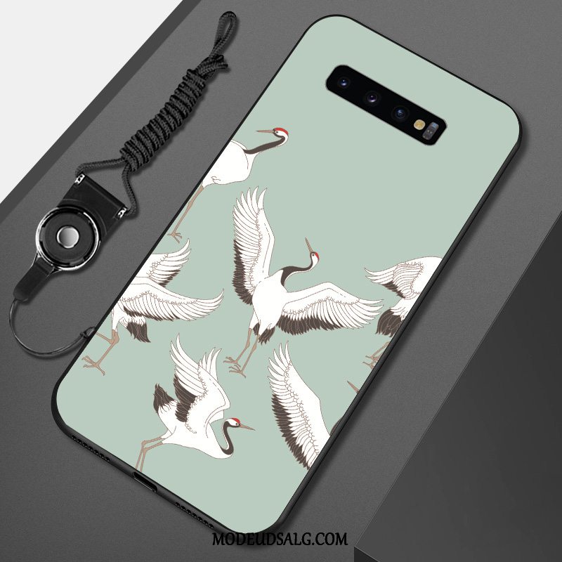 Samsung Galaxy S10 Etui / Cover Blød Alt Inklusive Sort Af Personlighed Anti-fald