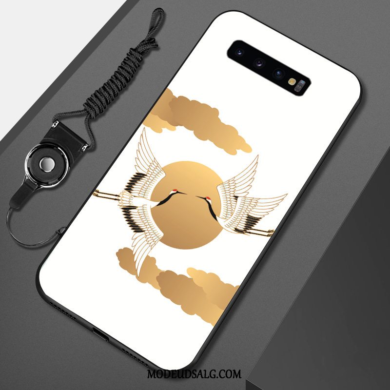 Samsung Galaxy S10 Etui / Cover Blød Alt Inklusive Sort Af Personlighed Anti-fald