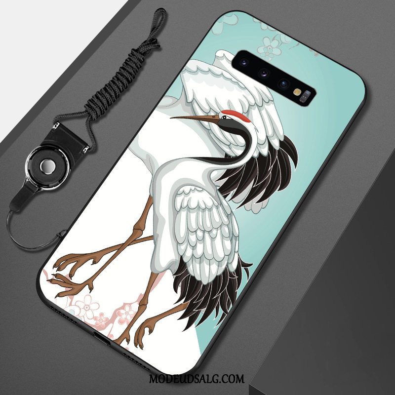 Samsung Galaxy S10 Etui / Cover Blød Alt Inklusive Sort Af Personlighed Anti-fald