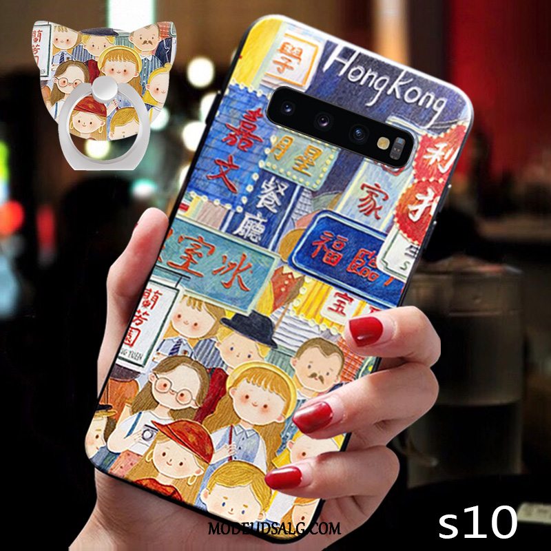 Samsung Galaxy S10 Etui / Cover Blød Let Tynd Smuk Trend Cartoon