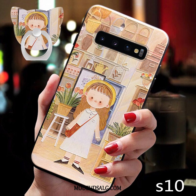 Samsung Galaxy S10 Etui / Cover Blød Let Tynd Smuk Trend Cartoon