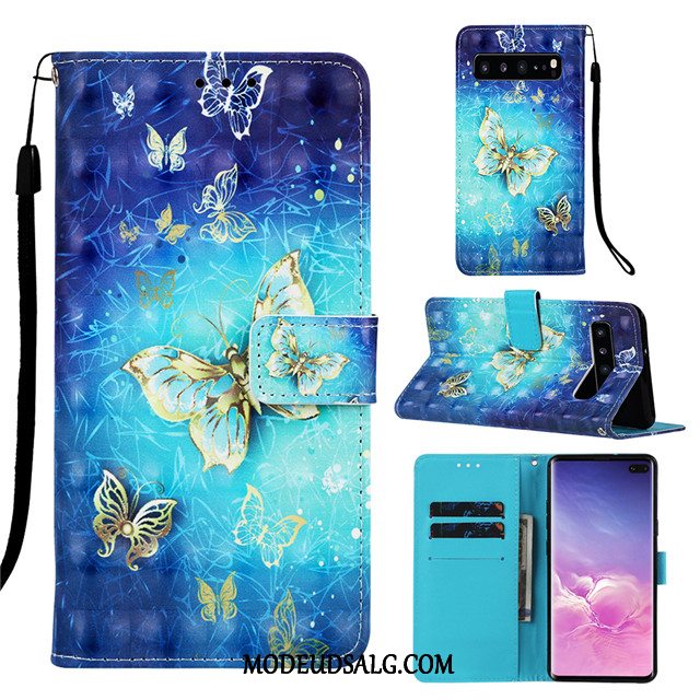 Samsung Galaxy S10 Etui / Cover Grøn Trend Beskyttelse Alt Inklusive Anti-fald