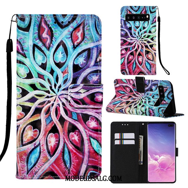 Samsung Galaxy S10 Etui / Cover Grøn Trend Beskyttelse Alt Inklusive Anti-fald