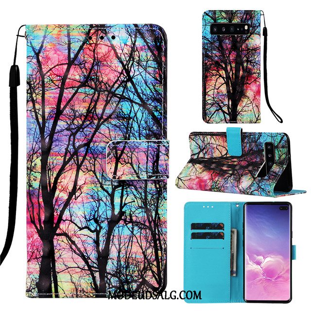 Samsung Galaxy S10 Etui / Cover Grøn Trend Beskyttelse Alt Inklusive Anti-fald