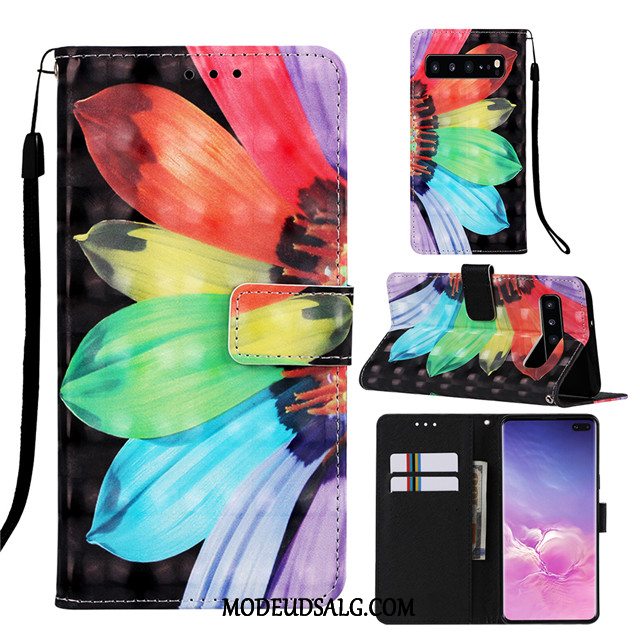 Samsung Galaxy S10 Etui / Cover Grøn Trend Beskyttelse Alt Inklusive Anti-fald