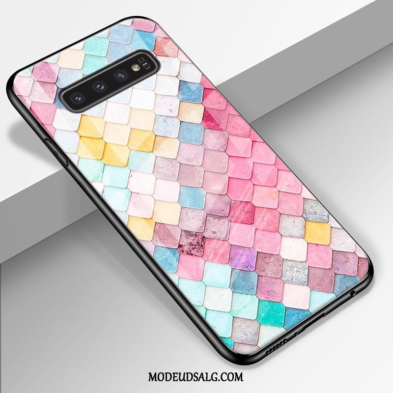 Samsung Galaxy S10+ Etui Cover Hvid Silikone Beskyttelse Trend