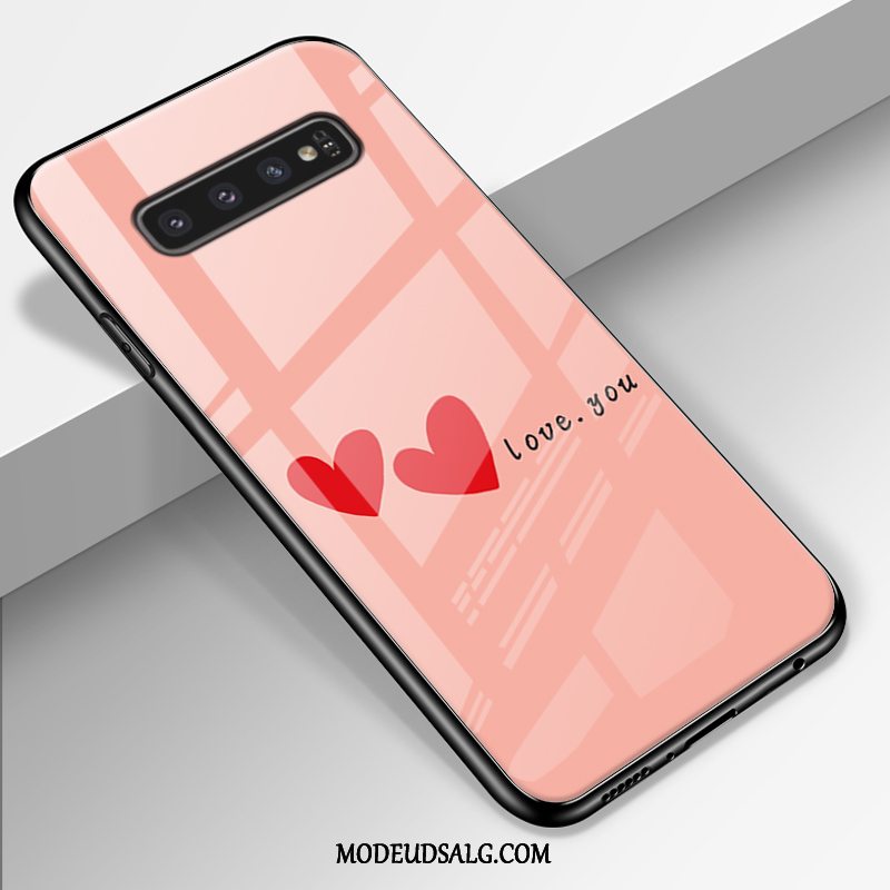 Samsung Galaxy S10+ Etui Cover Hvid Silikone Beskyttelse Trend