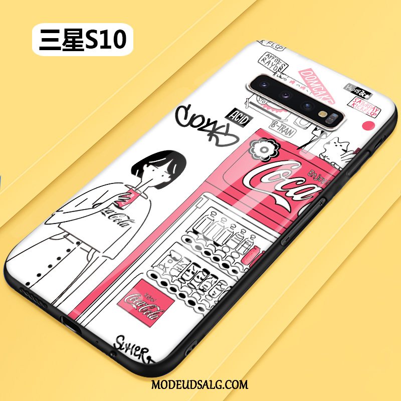 Samsung Galaxy S10 Etui Cover Hård Frisk Kreativ Glas