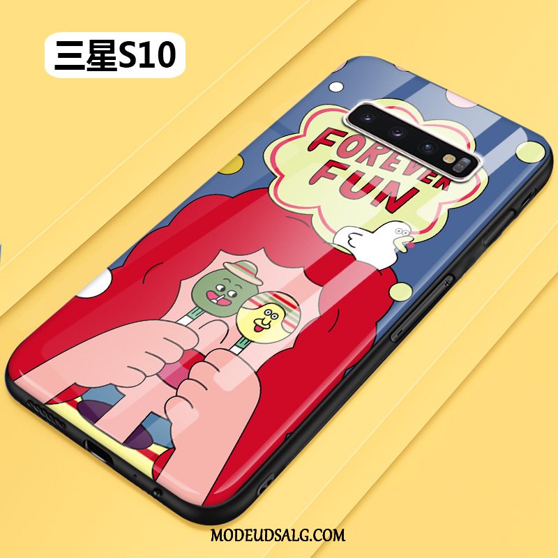 Samsung Galaxy S10 Etui Cover Hård Frisk Kreativ Glas