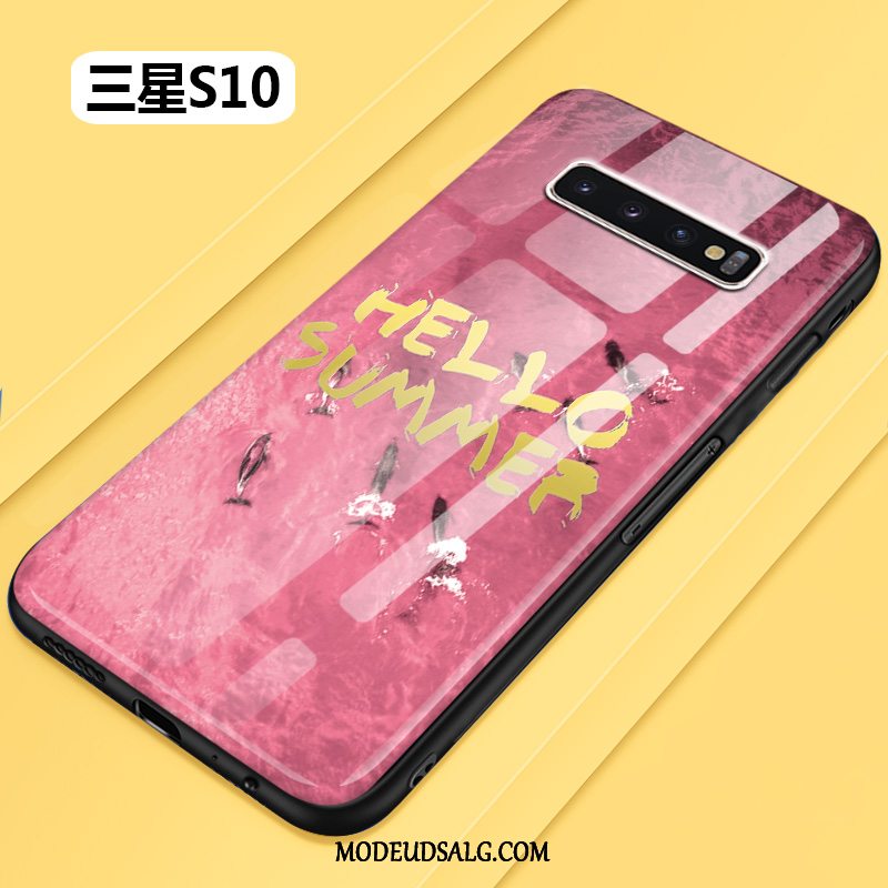 Samsung Galaxy S10 Etui Cover Hård Frisk Kreativ Glas