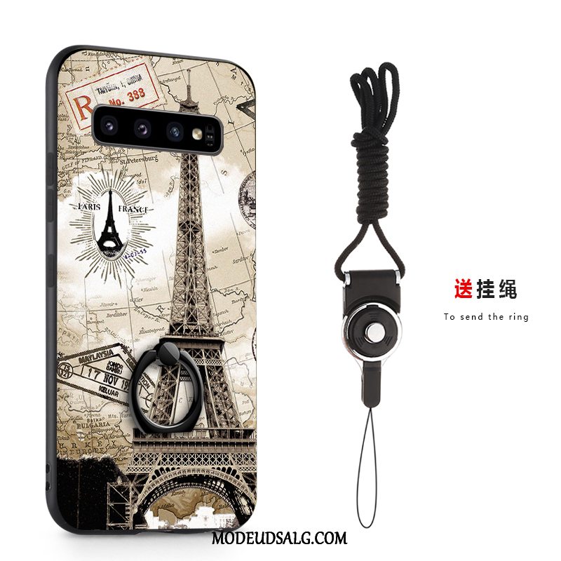 Samsung Galaxy S10 Etui / Cover Knapper Af Personlighed Alt Inklusive Beskyttelse Ring