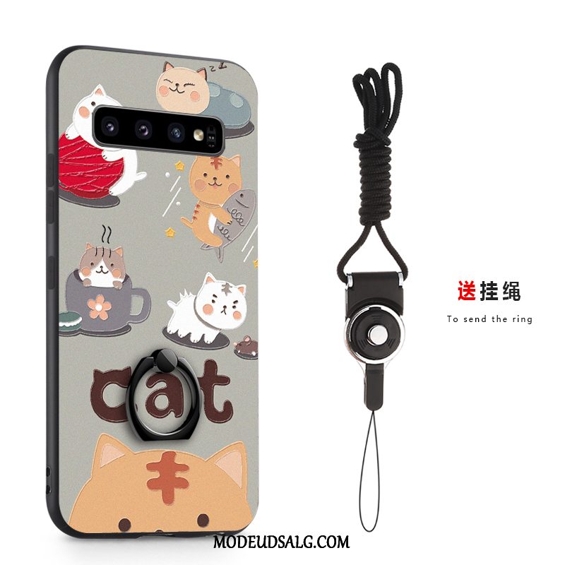 Samsung Galaxy S10 Etui / Cover Knapper Af Personlighed Alt Inklusive Beskyttelse Ring