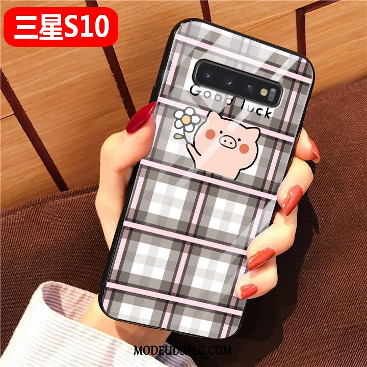 Samsung Galaxy S10 Etui Cover Kunst Mode Glas Hemming