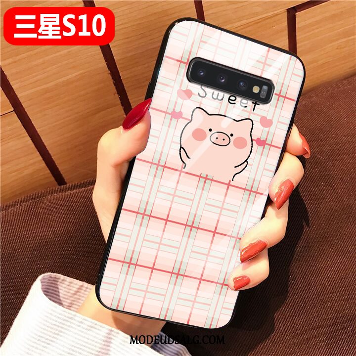 Samsung Galaxy S10 Etui Cover Kunst Mode Glas Hemming