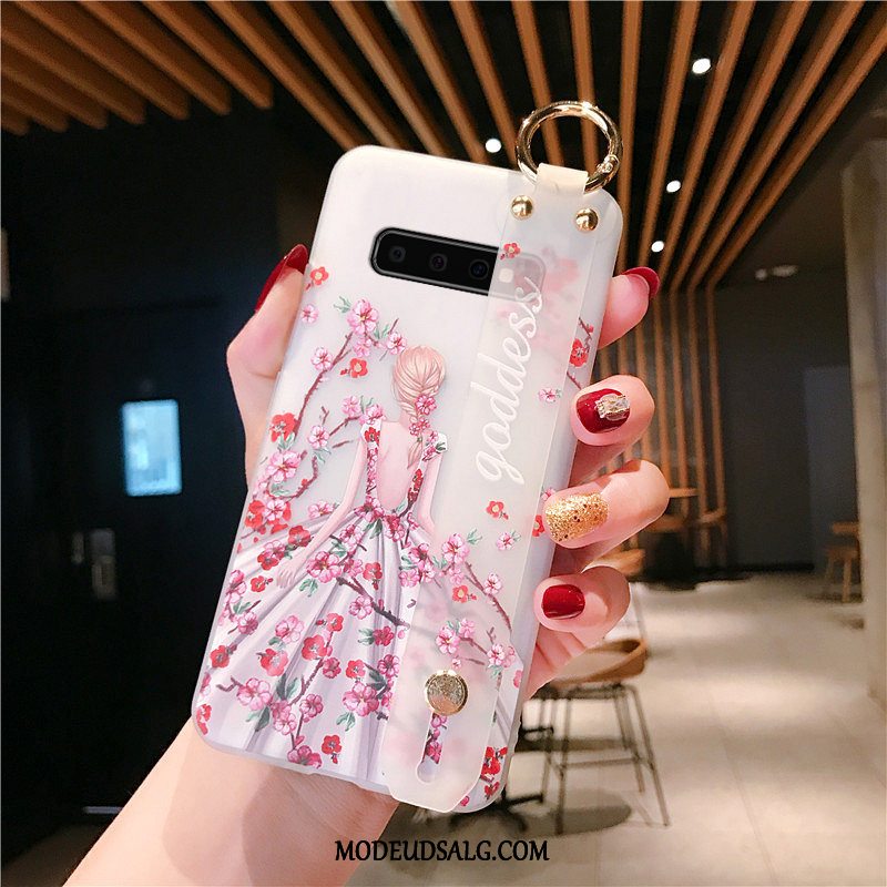 Samsung Galaxy S10+ Etui / Cover Lilla Kreativ Beskyttelse Af Personlighed