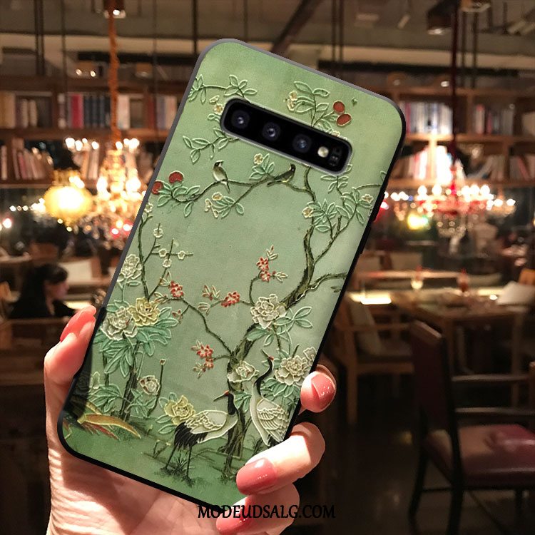 Samsung Galaxy S10+ Etui Cover Mode Beskyttelse Gul Af Personlighed