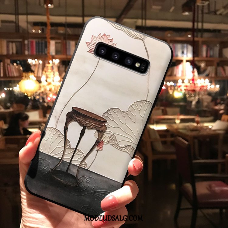 Samsung Galaxy S10+ Etui Cover Mode Beskyttelse Gul Af Personlighed