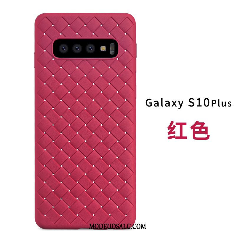 Samsung Galaxy S10+ Etui Cover Simple Strikkede Udstrålende Silikone