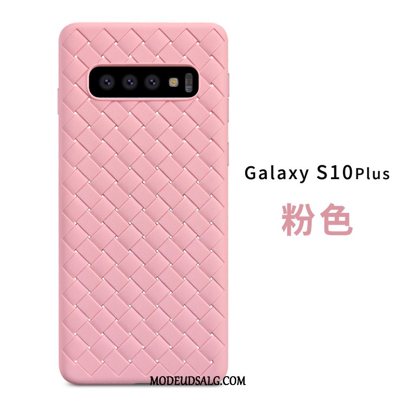 Samsung Galaxy S10+ Etui Cover Simple Strikkede Udstrålende Silikone