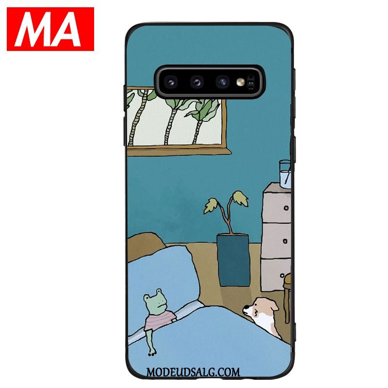 Samsung Galaxy S10+ Etui / Cover Trend Silikone Vind Grøn Hver Dag