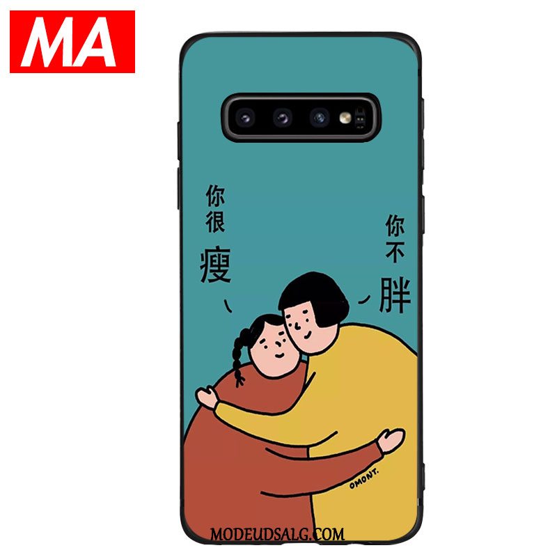 Samsung Galaxy S10+ Etui Grøn Cover Blød Beskyttelse Smuk