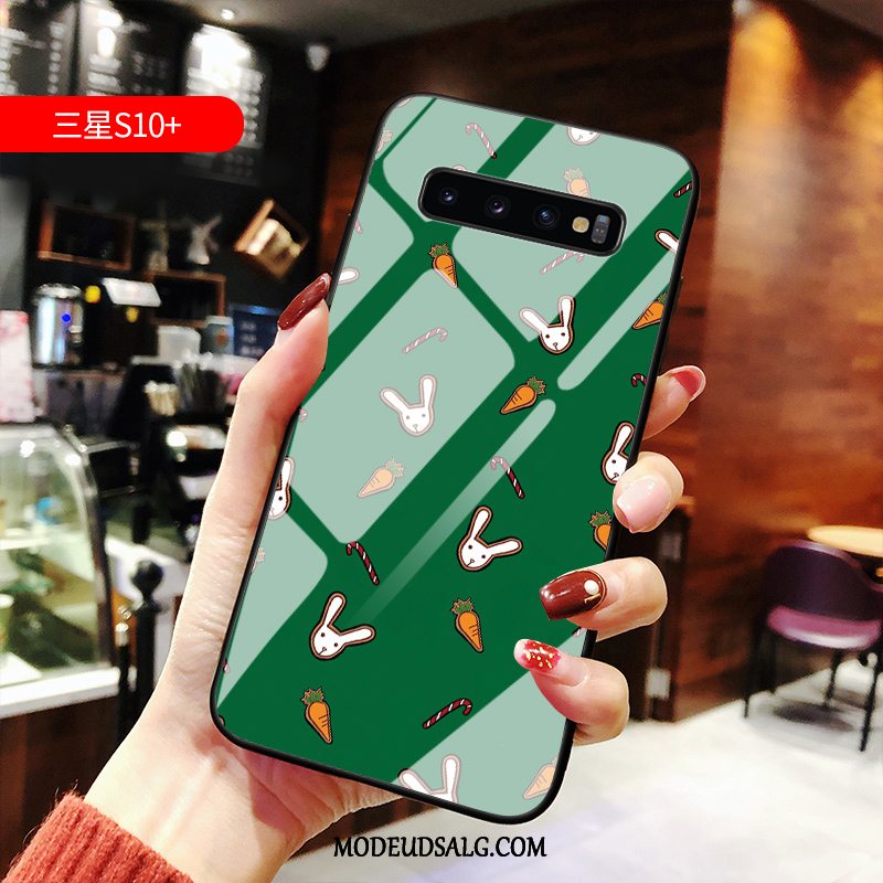 Samsung Galaxy S10+ Etui Gul Beskyttelse High End Lille Sektion Nubuck