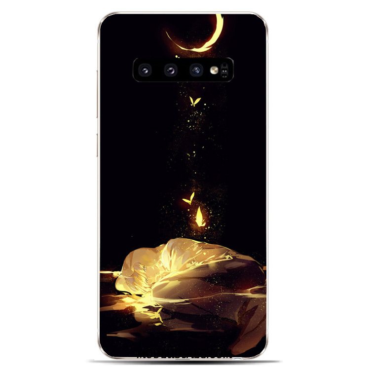 Samsung Galaxy S10 Etui Gul Silikone Universe Beskyttelse Cover