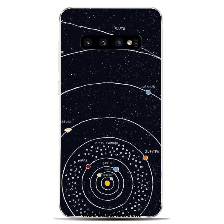 Samsung Galaxy S10 Etui Gul Silikone Universe Beskyttelse Cover