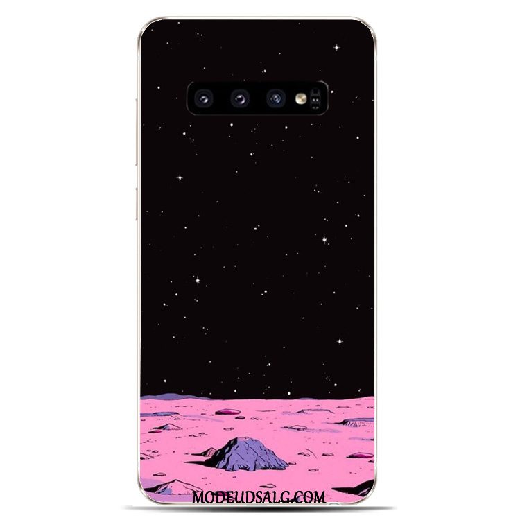 Samsung Galaxy S10 Etui Gul Silikone Universe Beskyttelse Cover