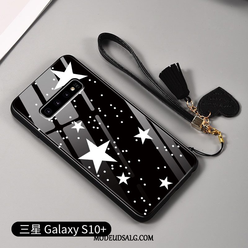 Samsung Galaxy S10+ Etui Kreativ Bølge Punkt Spejl Elskeren Simple