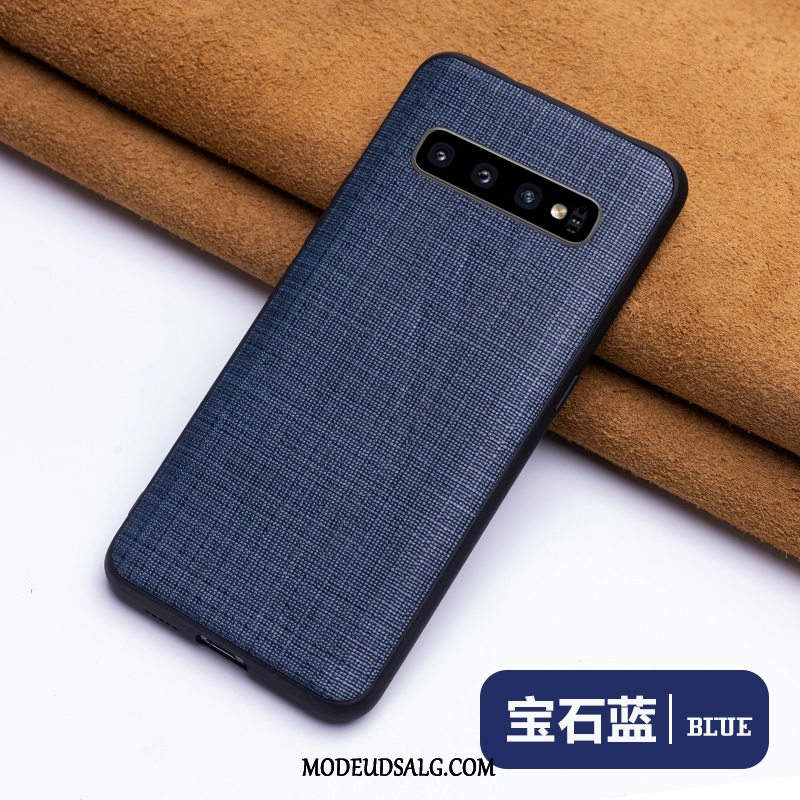 Samsung Galaxy S10+ Etui Læder Cover Alt Inklusive Beskyttelse Lædertaske