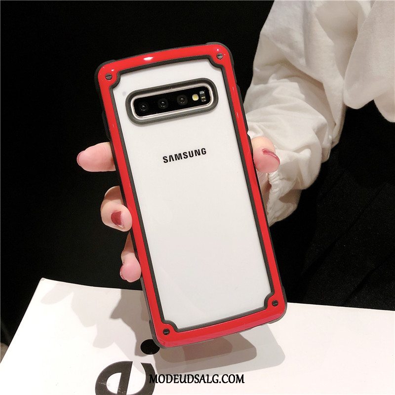 Samsung Galaxy S10+ Etui Mode Hvid High End Blød Alt Inklusive