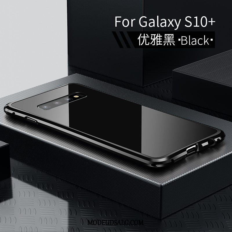 Samsung Galaxy S10+ Etui Rød Beskyttelse Ny Gennemsigtig High End