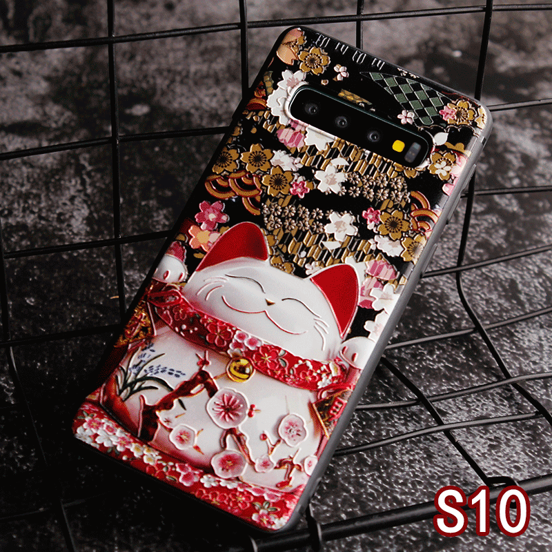 Samsung Galaxy S10 Etui Smuk Relief Wealth Joyous Kreativ