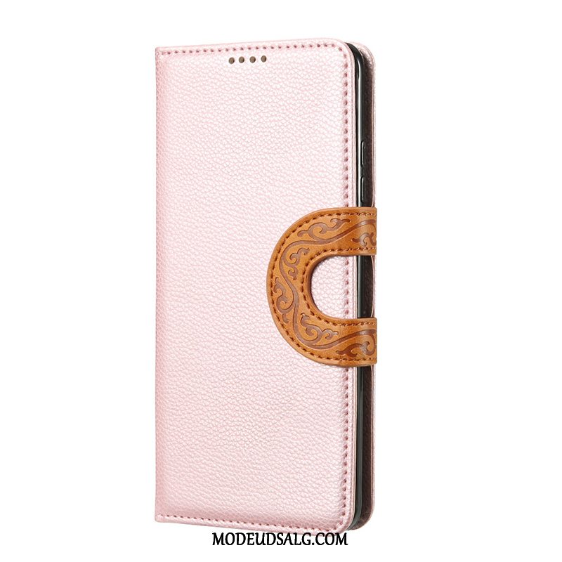 Samsung Galaxy S10+ Etui Vind Totem Vintage Lædertaske Kinesisk Stil