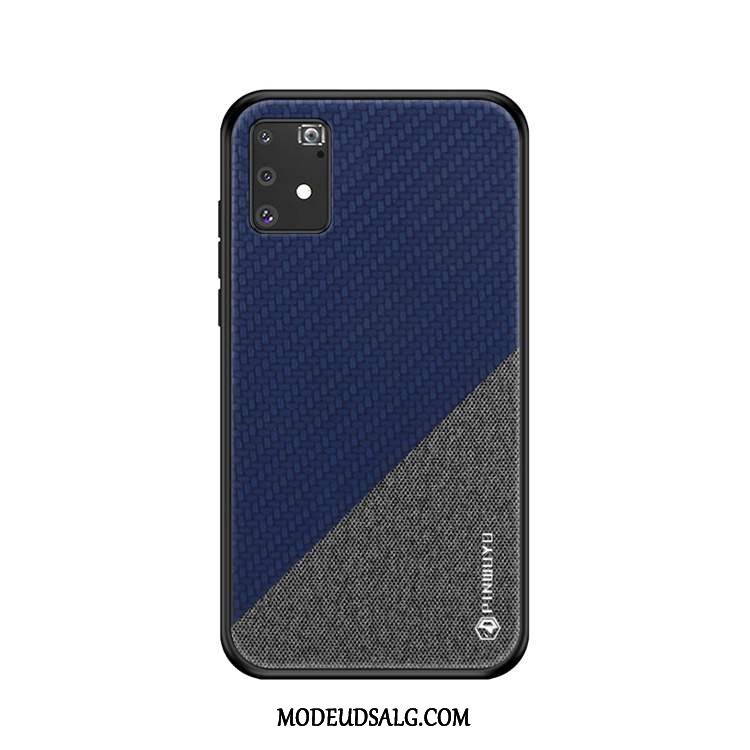 Samsung Galaxy S10 Lite Etui Alt Inklusive Lædertaske Nubuck Lærred Anti-fald