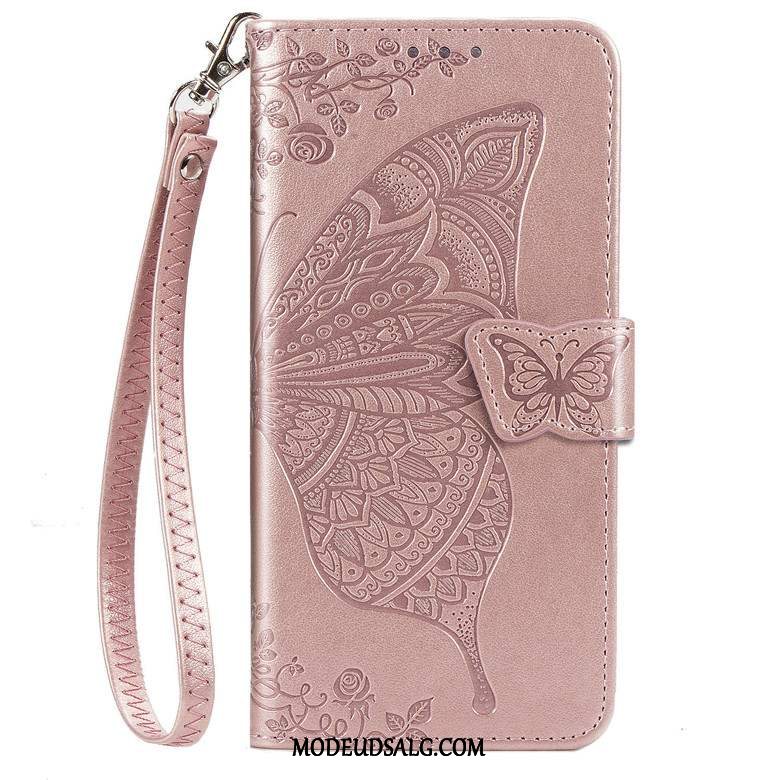 Samsung Galaxy S10 Lite Etui / Cover Beskyttelse Rosa Guld Blød Lædertaske Silikone