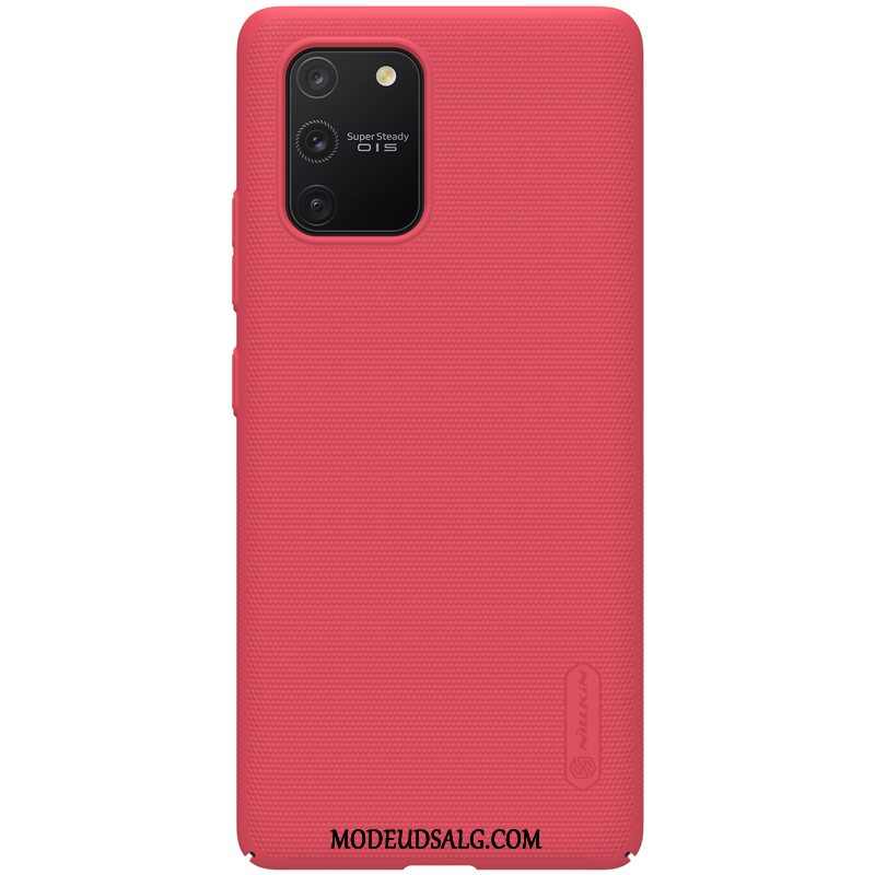 Samsung Galaxy S10 Lite Etui Cover Hård Nubuck Anti-fald Guld